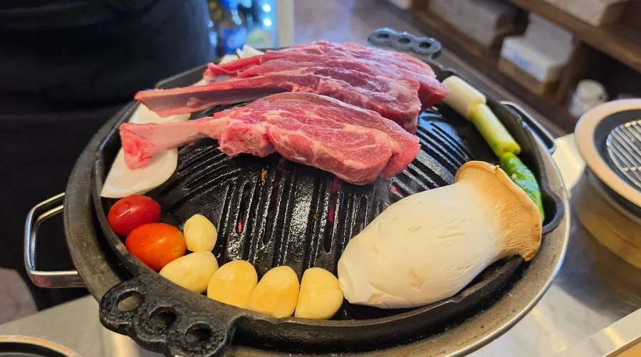 Signature image of lamb chops at Jin 1926 Dasan Branch