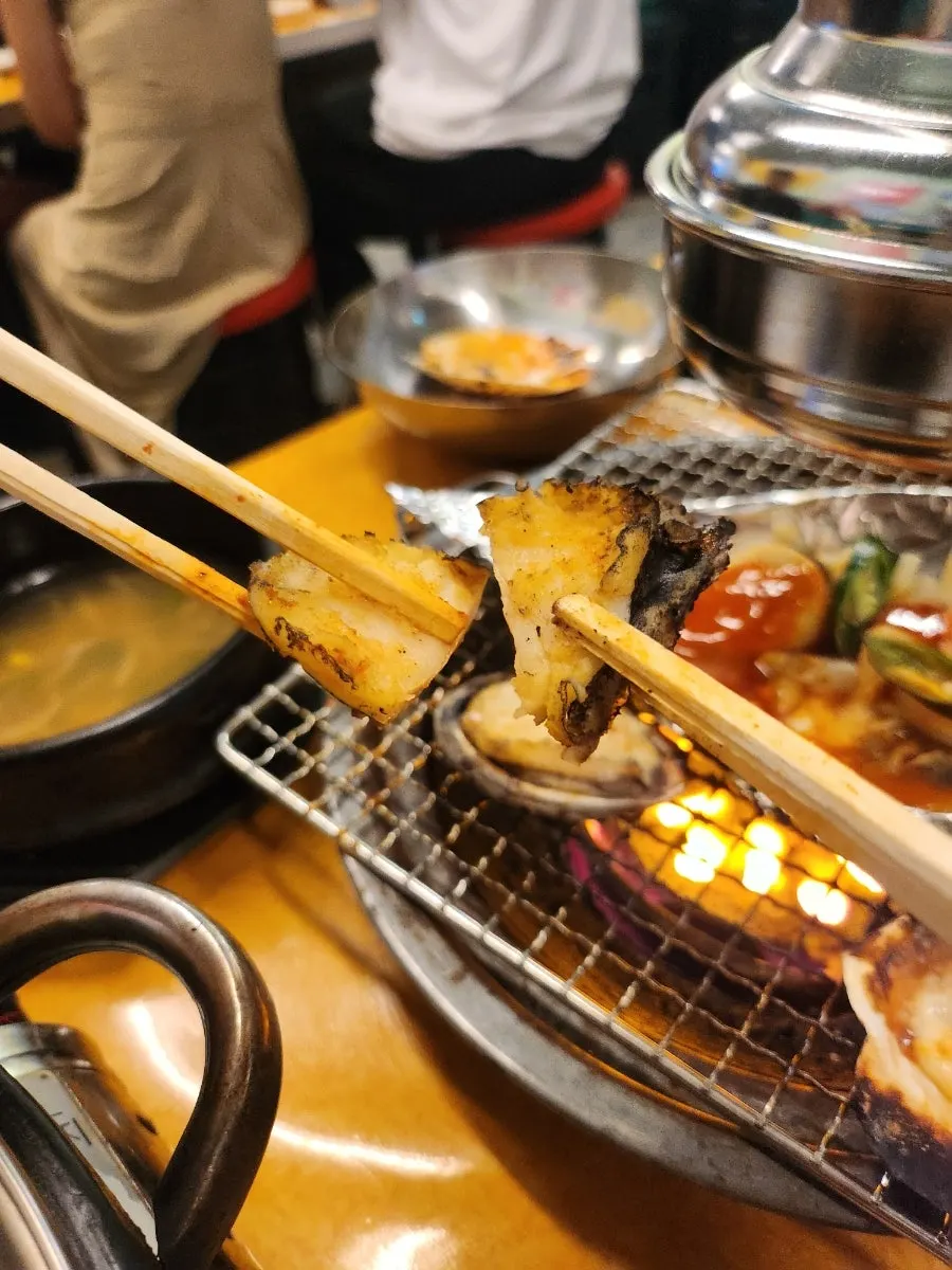 치즈가 녹아든 치즈가리비 구이