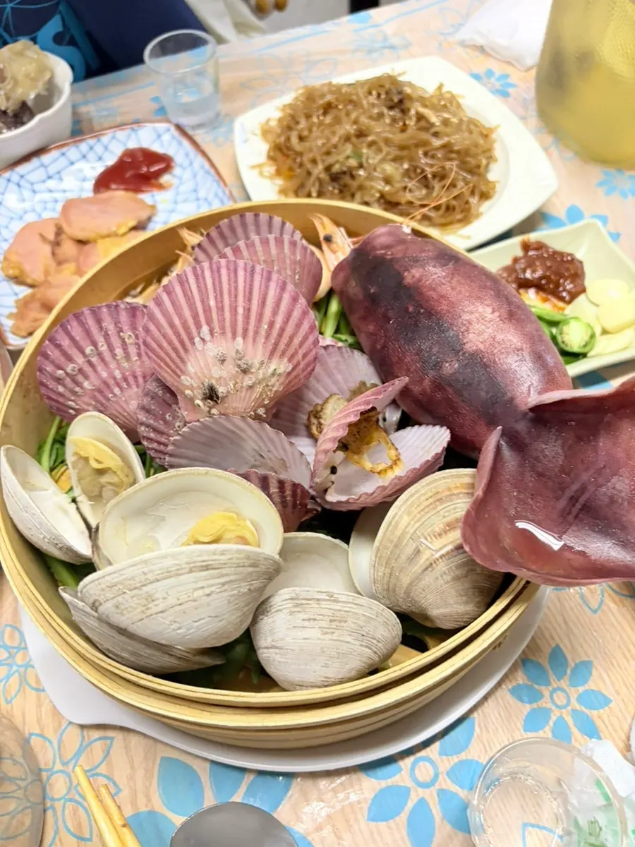 진달래실비 모듬회 접시