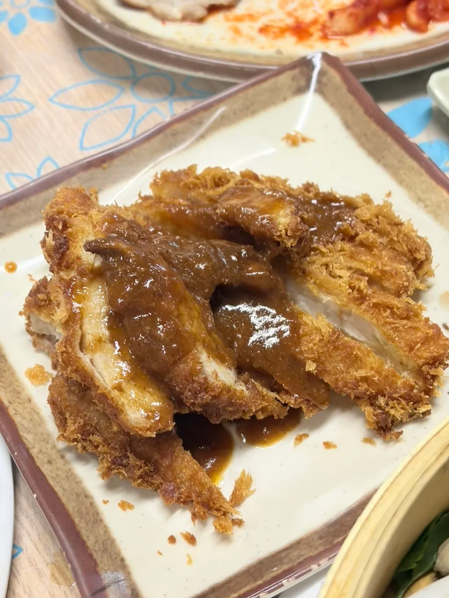 삼촌카세 코스로 나온 돈까스