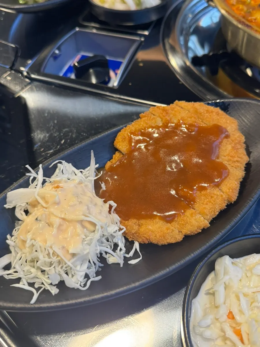 아이와 함께 차린 등갈비찜 상차림