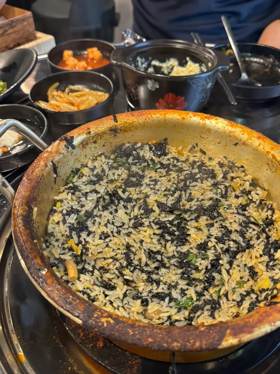 1단계 기본맛으로 먹은 등갈비찜 마무리 단계