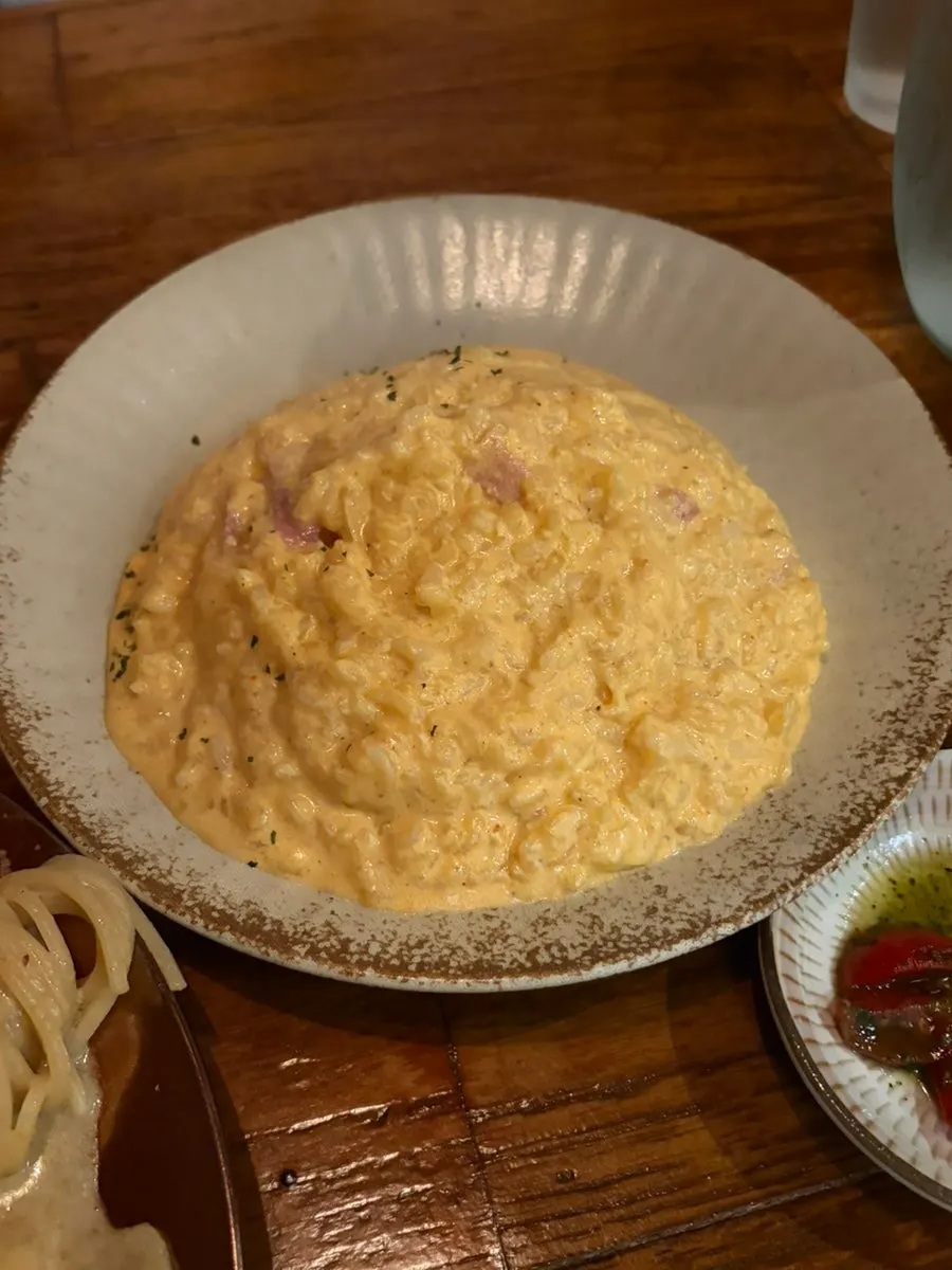 Shin Ramyun risotto drinking dish
