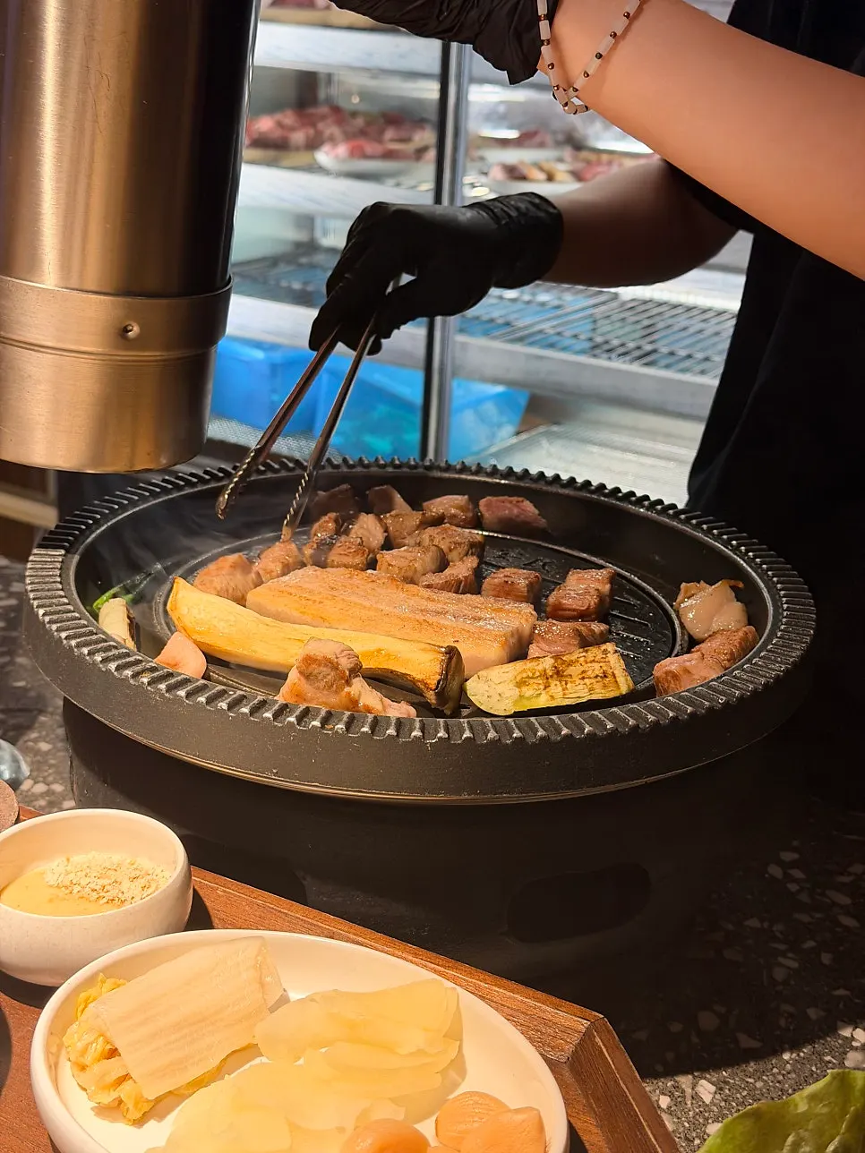 The meat lineup in Anmin Jinhae's half-pig set