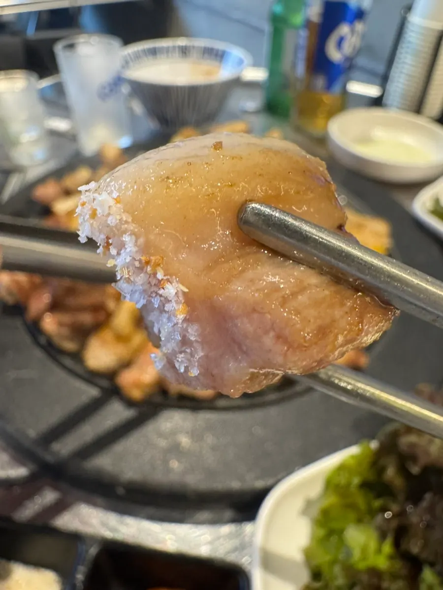 Sesame sauce and breadcrumb combo for the meat