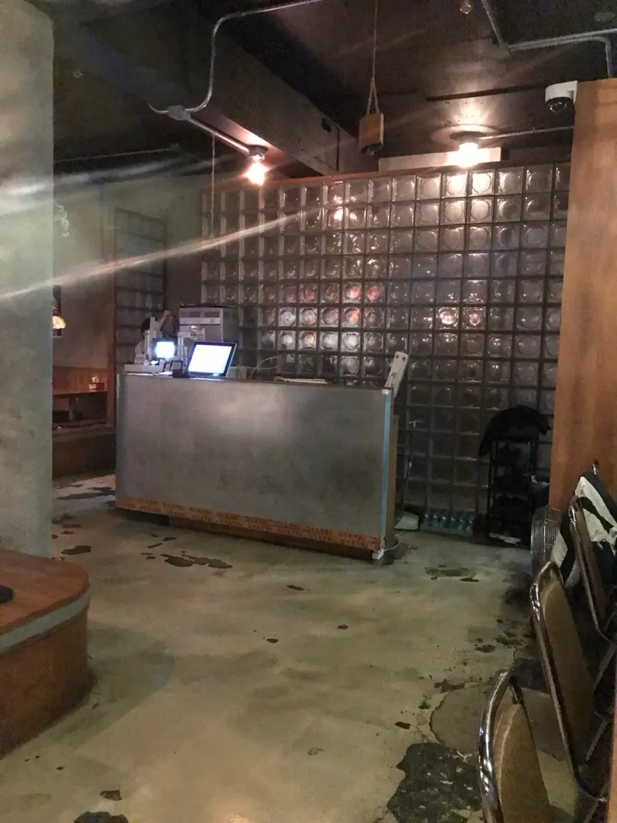 Vintage interior with a turntable