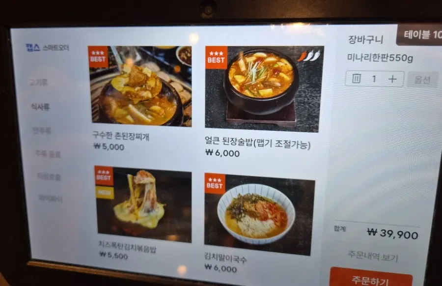 มุมมองภายในร้าน Hanpanjip