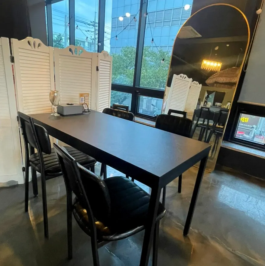Widely spaced seating at Shashlik Jinhae Branch