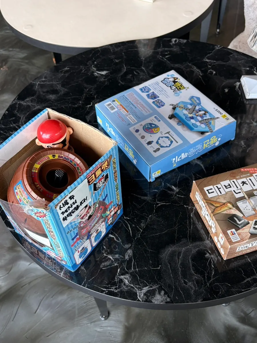Game area at the pet-friendly restaurant