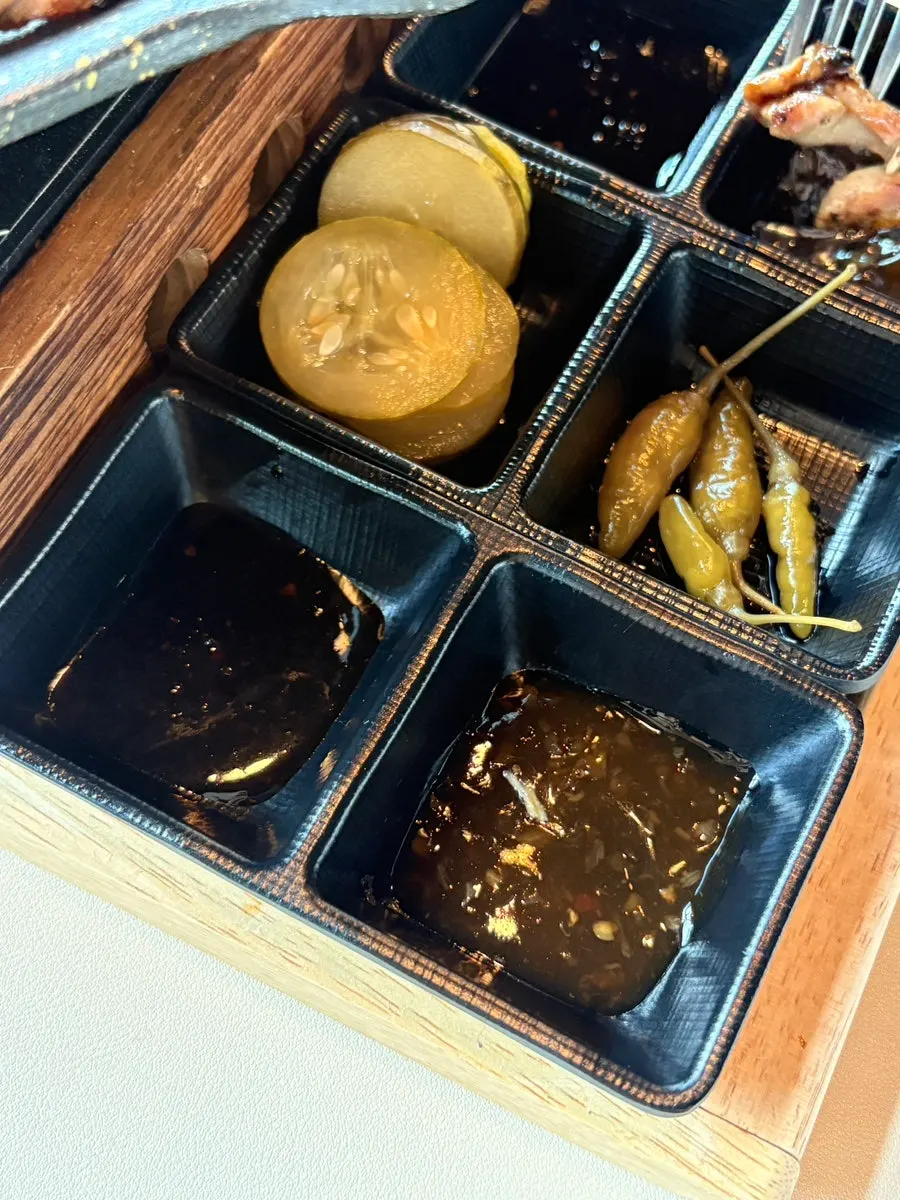 Shashlik Special served with vegetables