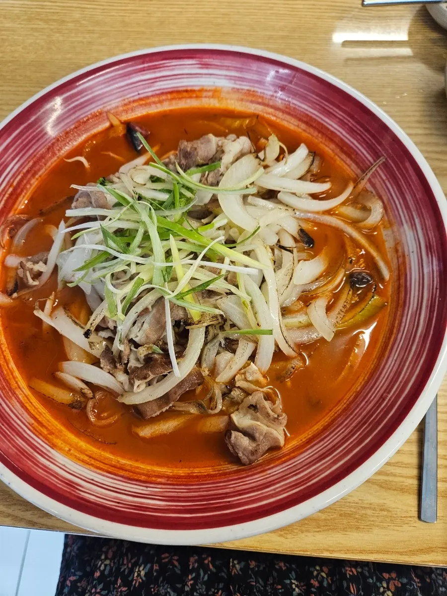 A plate piled high with pickled radish