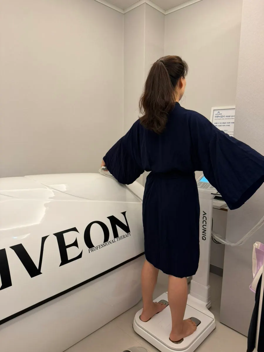 Signage explaining the esthetic treatment programs