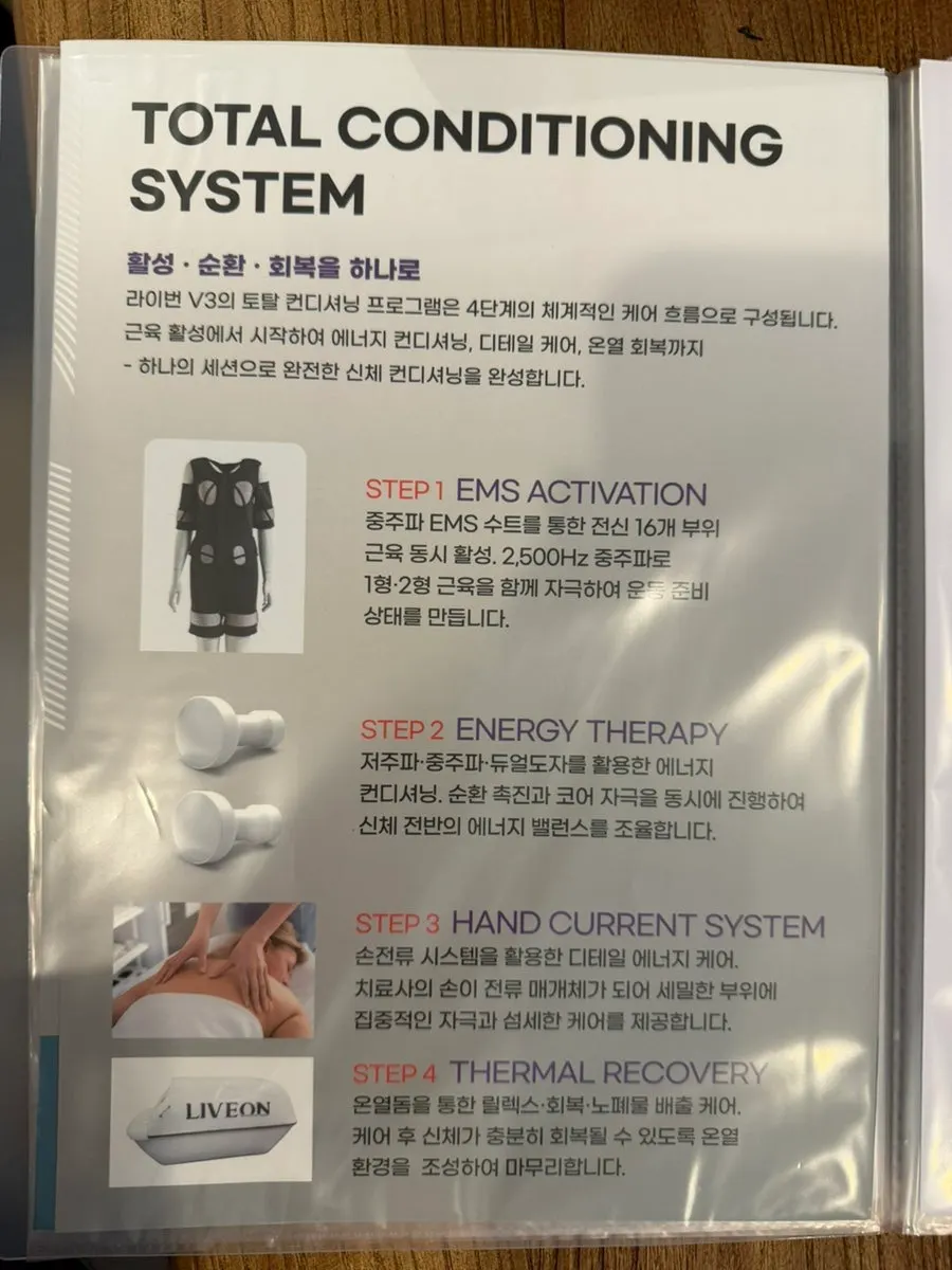 EMS mid-frequency stimulation phase underway