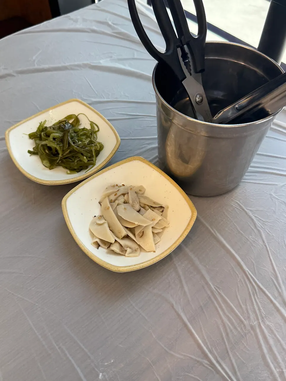찜고을 가좌점 기본 반찬 한 상