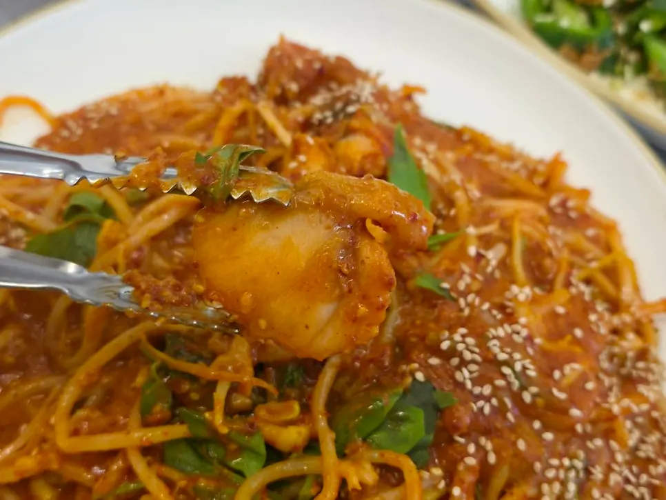 A bone-free piece of monkfish meat