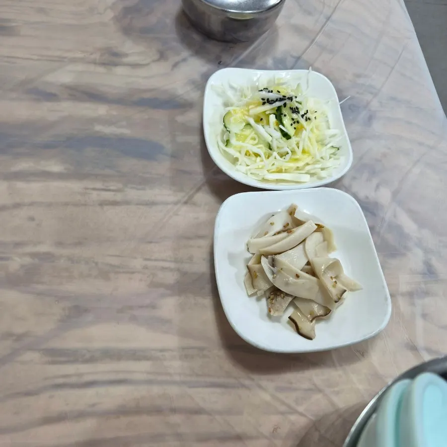 아구찜과 함께 나온 밑반찬