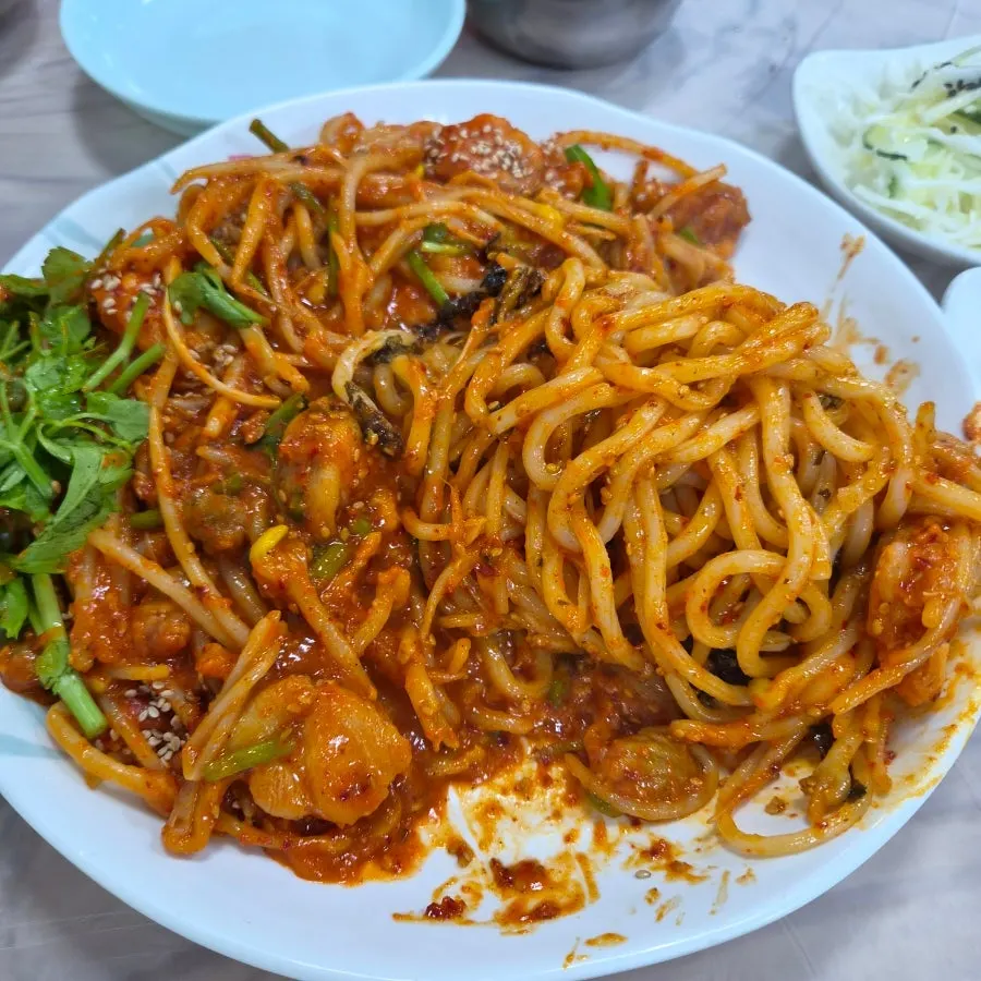 매운맛 1단계 순살아구찜 클로즈업