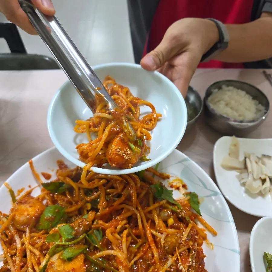 순살아구찜 소 사이즈 전체 모습
