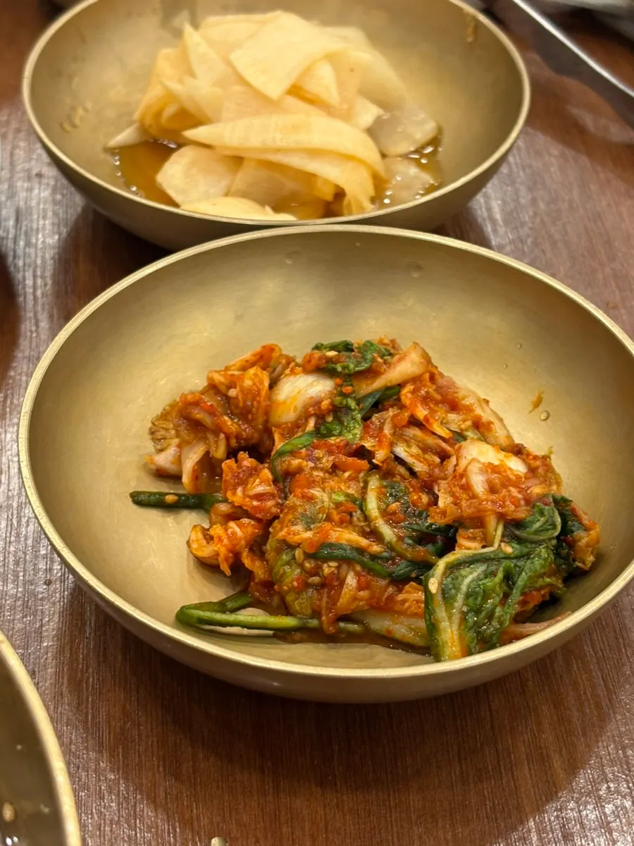 Cool naengmyeon and yukjeon pairing