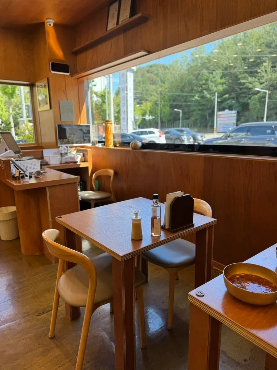 Interior seating with sunlight coming through the window