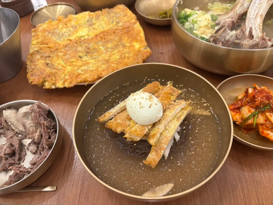시원한 물냉면 순조 한 그릇