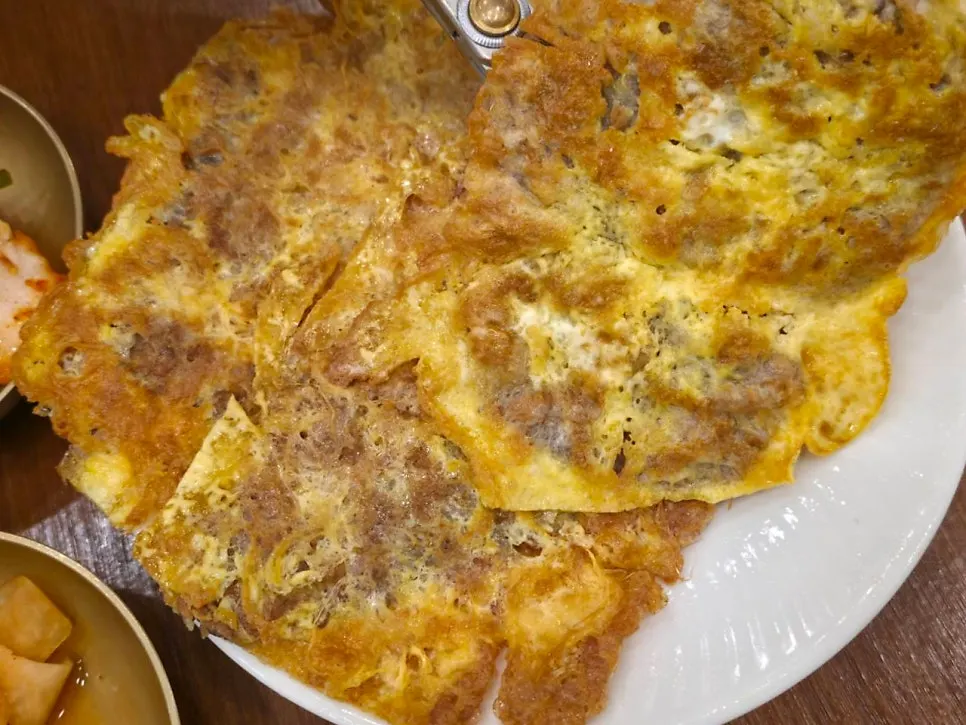 A plate of wujeon perfect for sharing between two