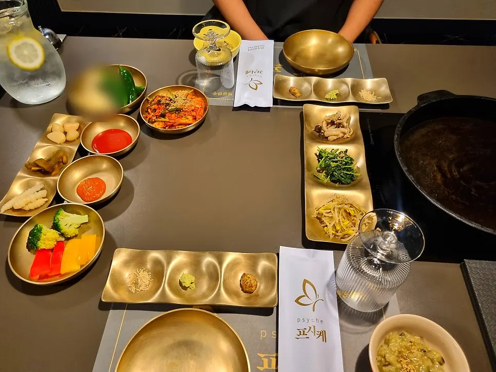 Basic side dishes set on the table
