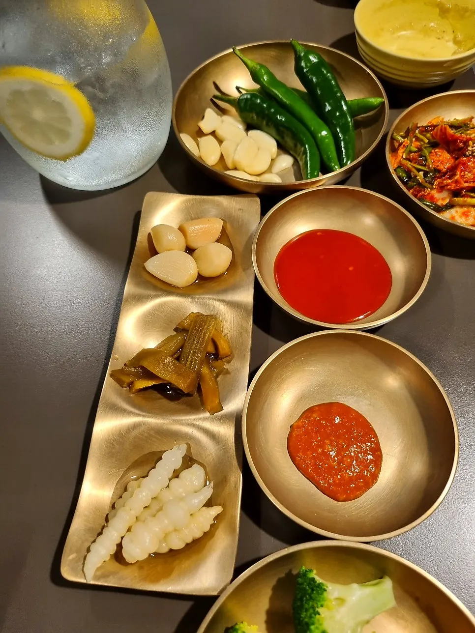 House-made kimchi from the restaurant