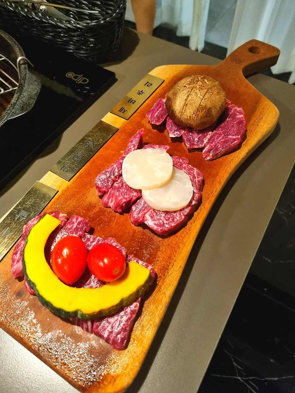 Plate with jebichuri, anchangsal, and tosisal