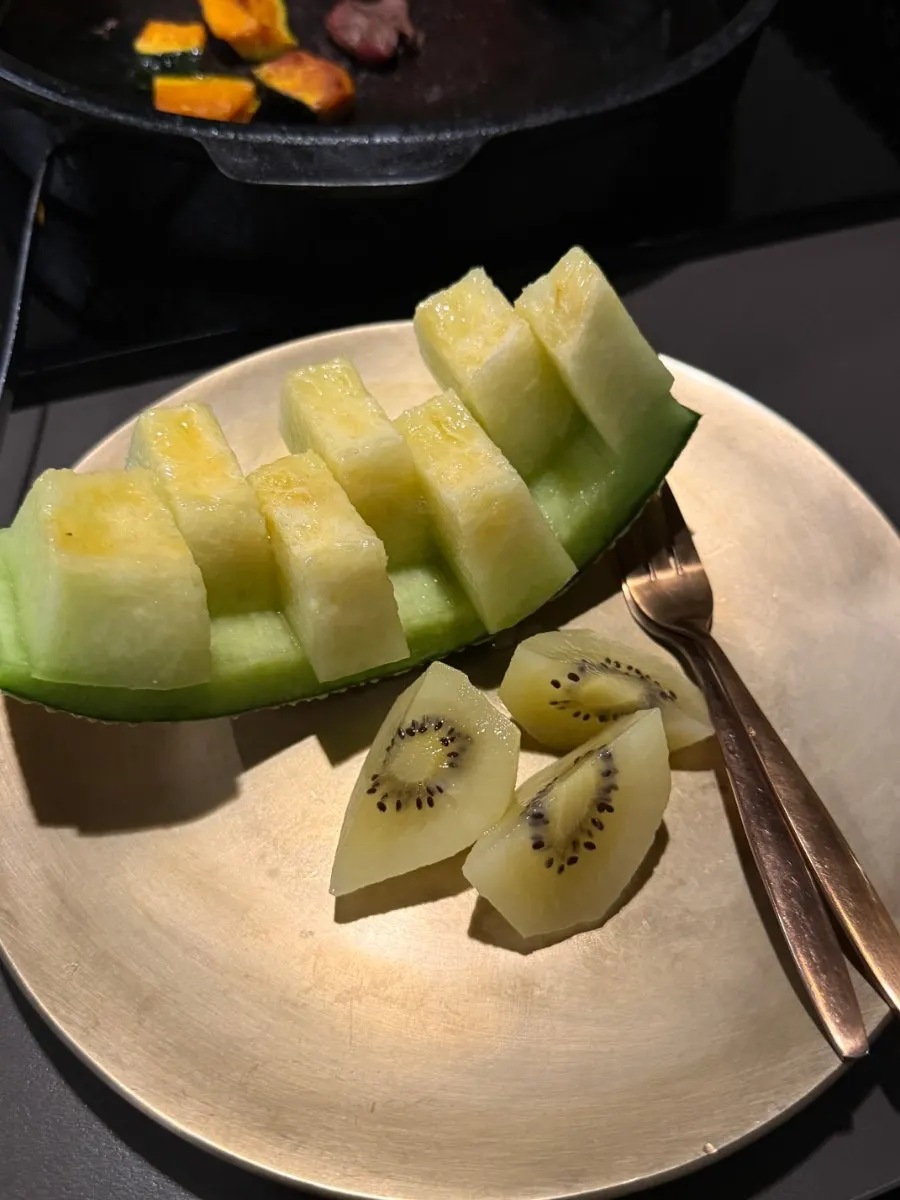 식사 마무리로 나온 후식