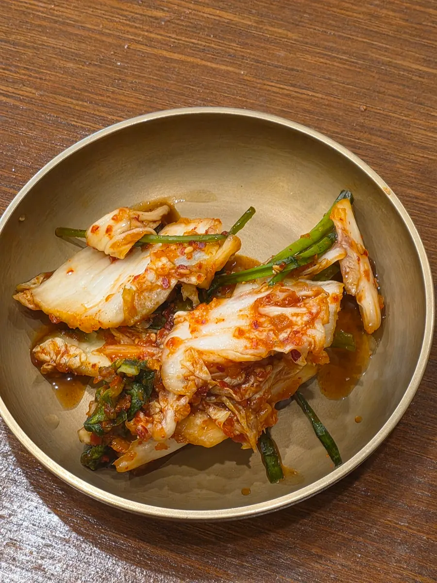Geotjeori, a basic naengmyeon side dish