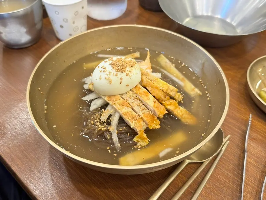 Song Giwon Jinju Naengmyeon's signature mixed naengmyeon
