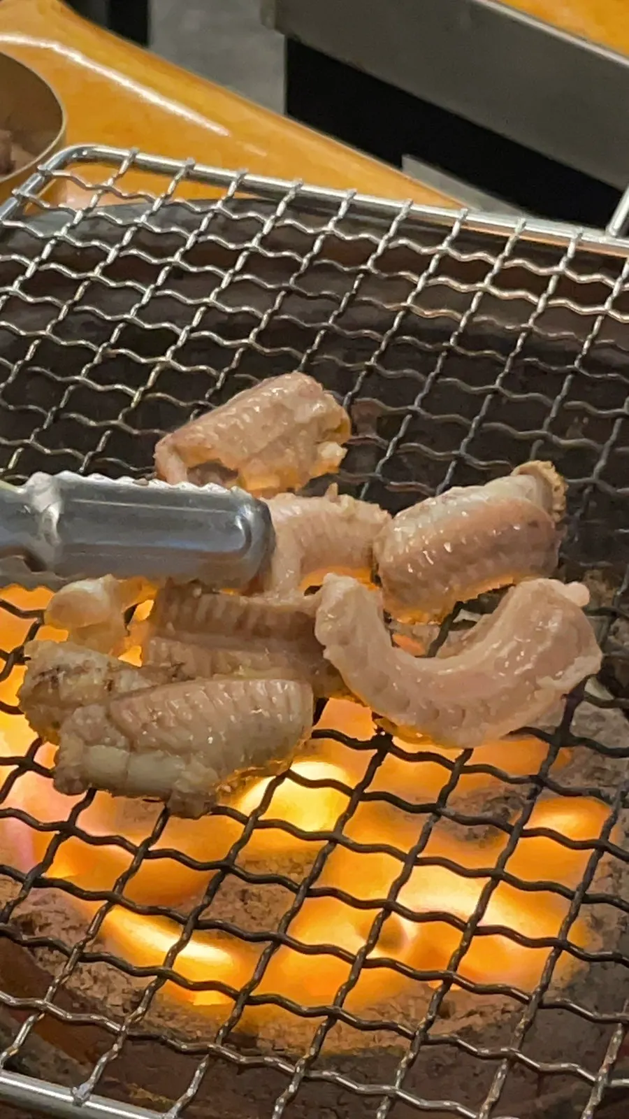 진빼이 꼼장어 소금구이 클로즈업