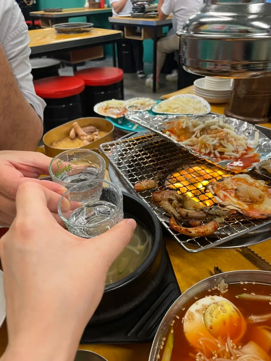 마무리 상차림과 콘치즈
