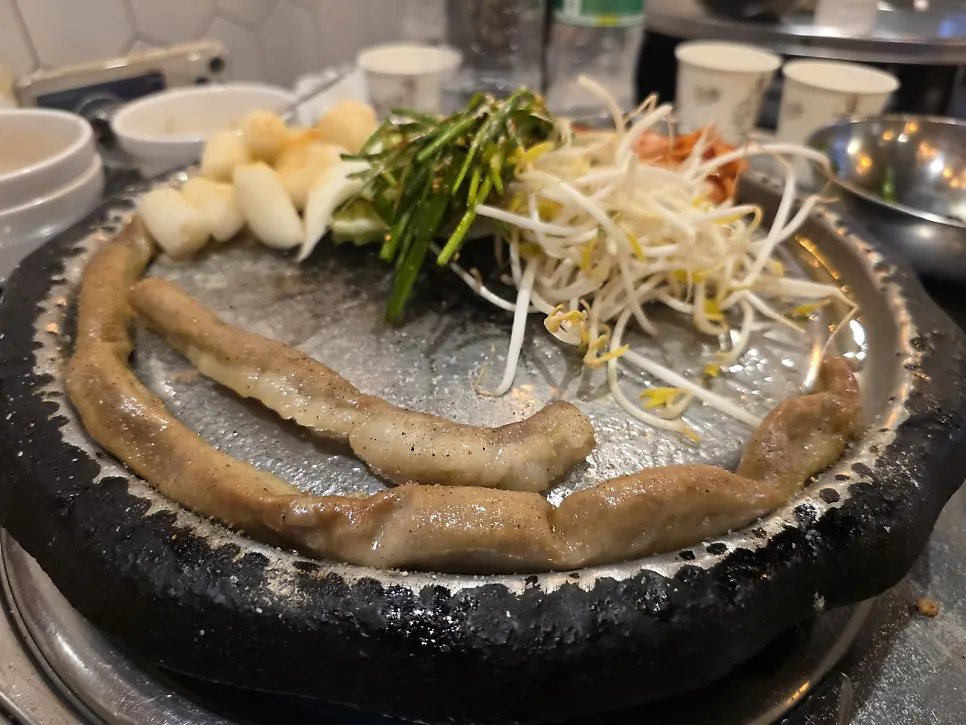 추가한 한우곱창 1인분 철판