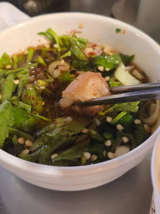 Beef daechang grilled to a golden brown