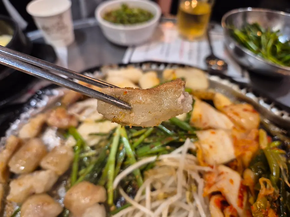 곱이 가득 찬 다 익은 한우곱창