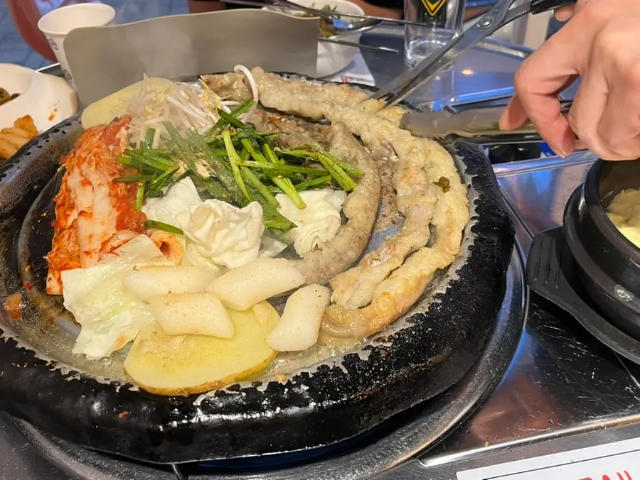 서비스로 나온 갓 끓인 계란찜