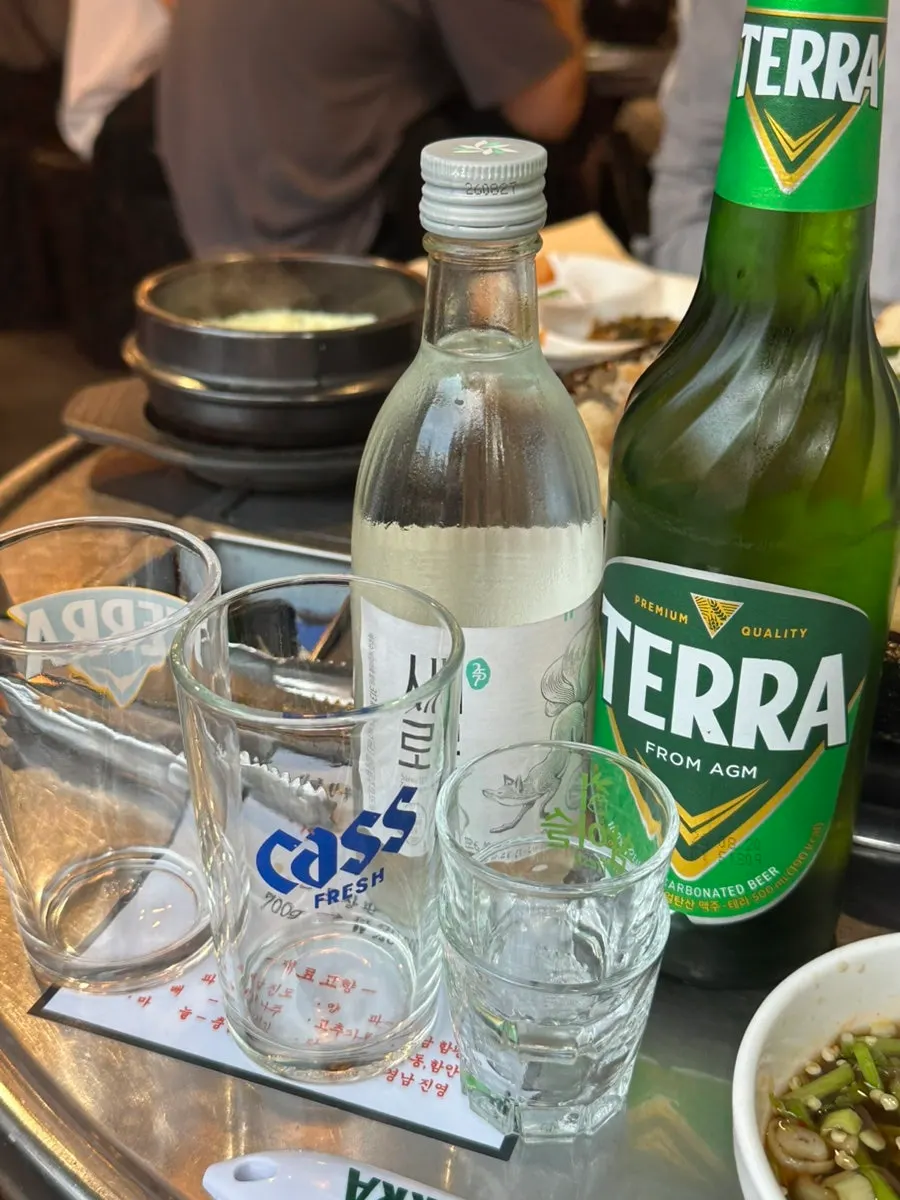 곱이 꽉 찬 한우곱창 단면