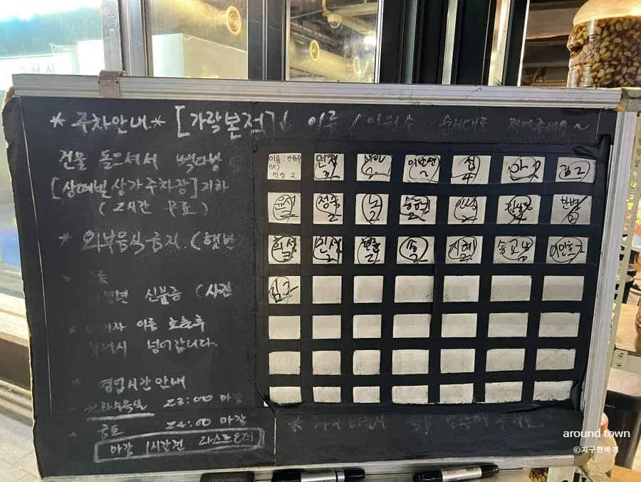 The space where house-aged kimchi is stored