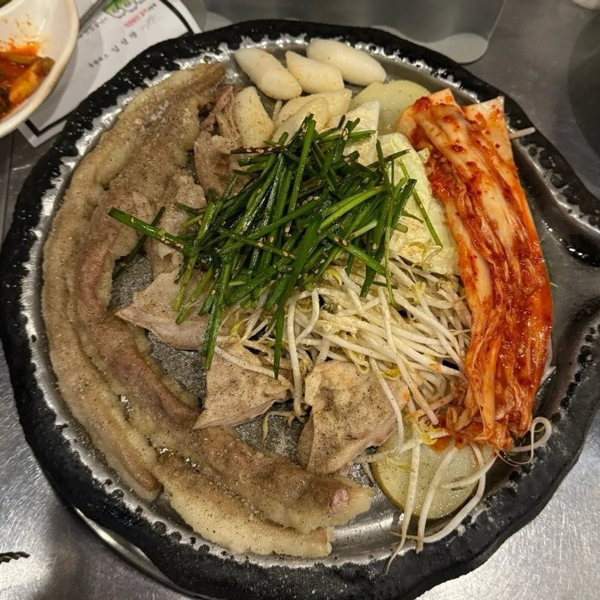 Golden-brown grilled Korean beef gopchang
