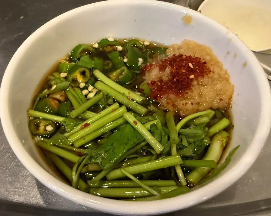 곱이 꽉 찬 한우곱창 단면