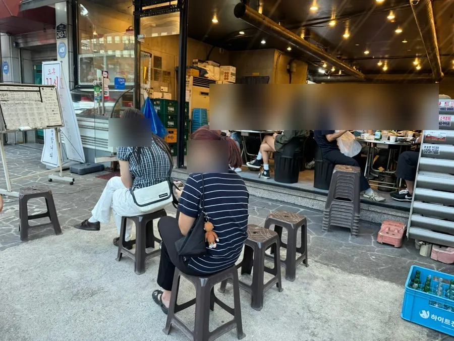 진성한우곱창 신당점 현장 웨이팅 안내