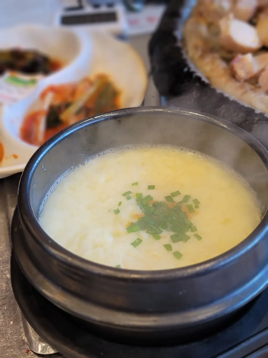 대파김치와 미나리 절임마늘소스