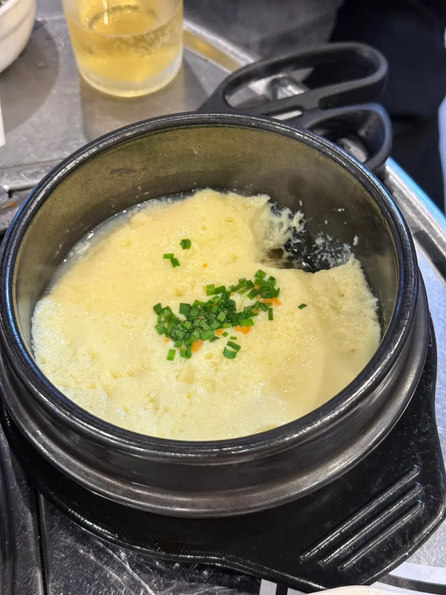 기본으로 나온 따끈한 계란찜