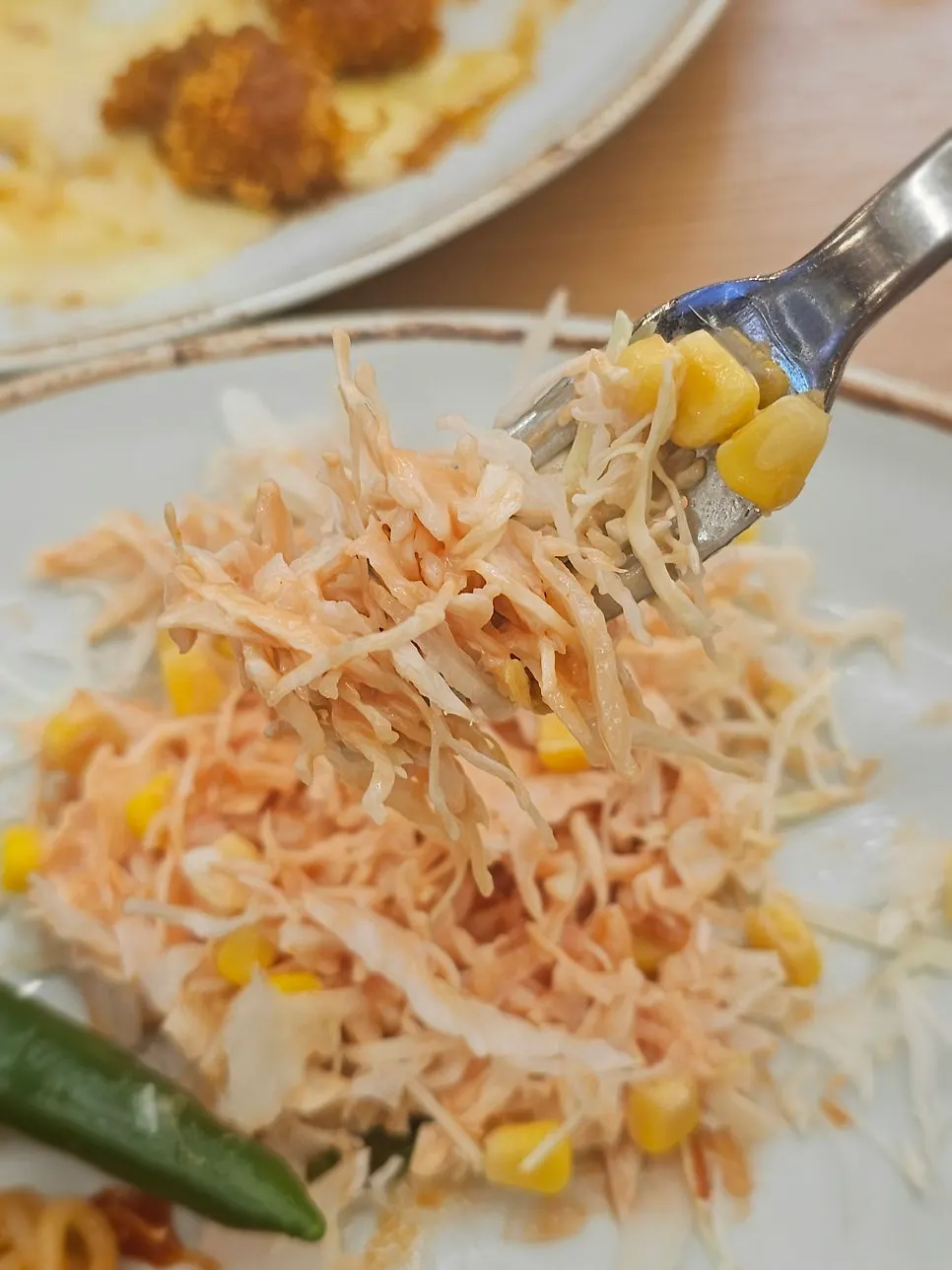 Rice eaten with the leftover sauce