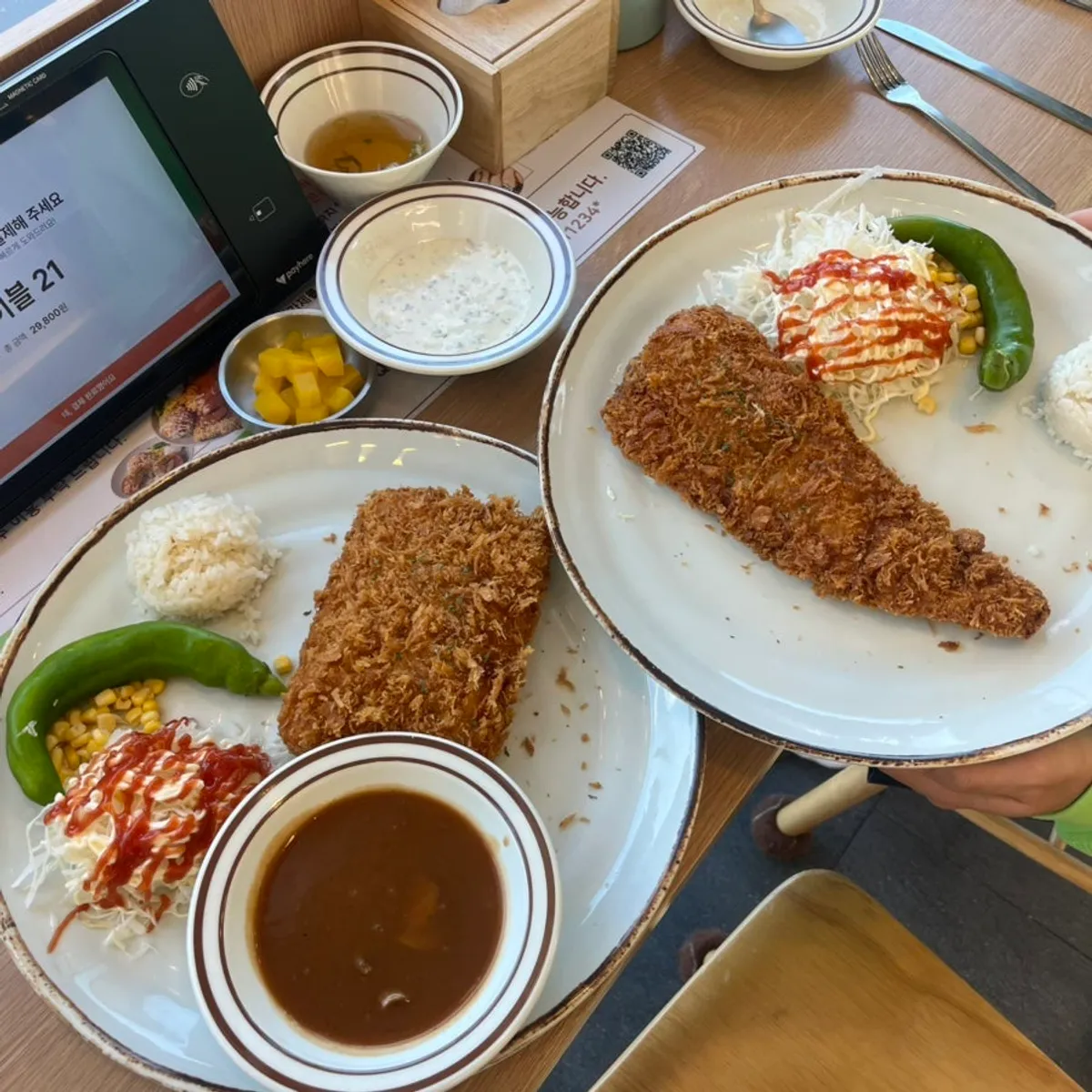 Signature cheese katsu photo at Jinsim Wang Donkatsu Cheonan Buldang