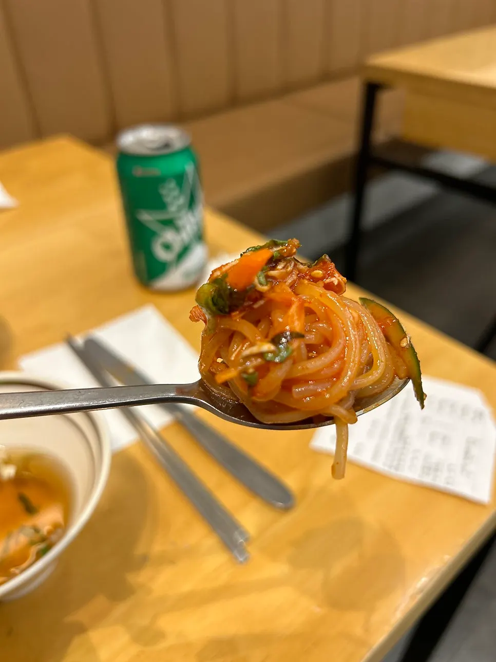 Tangy-sweet seasoned jjolmyeon noodles
