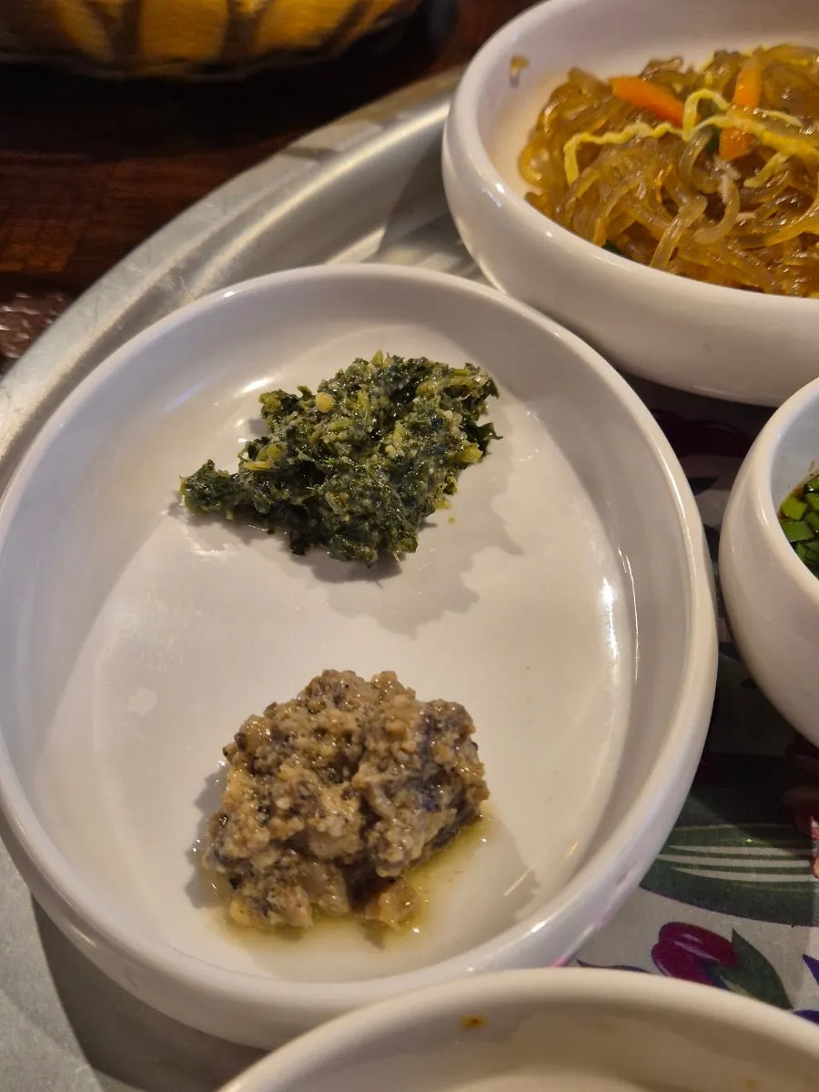 Plate of angelica and truffle pesto side
