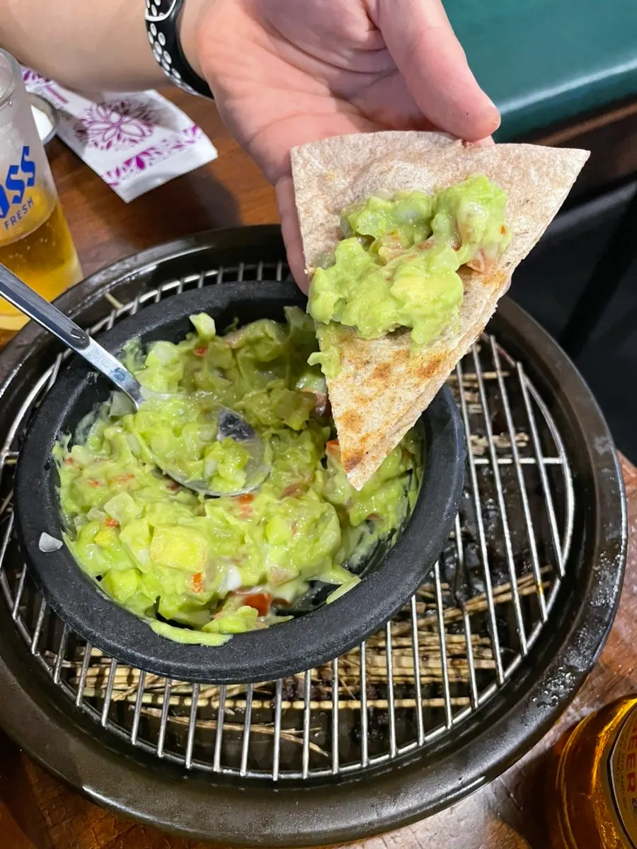 리뷰 이벤트로 받은 타코와 과카몰리